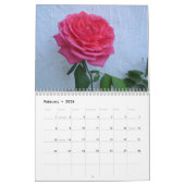 Calendrier Mural Fleurs (Feb 2026)