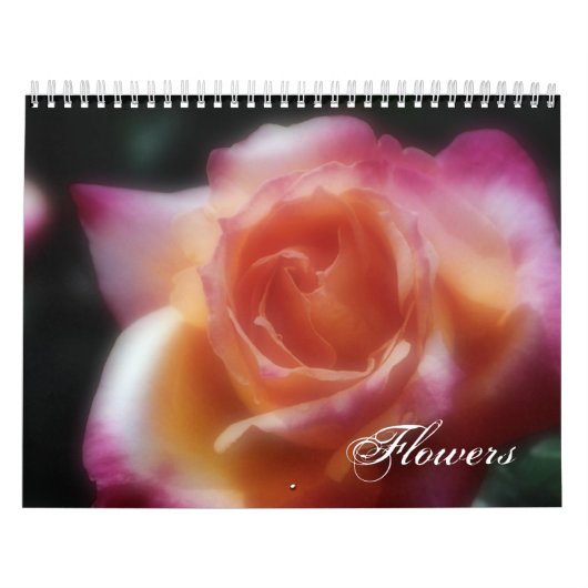Calendrier Mural Fleurs (Protection)