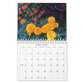 Calendrier Mural Fleurs (Mar 2027)