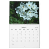 Calendrier Mural Fleurs (Feb 2027)