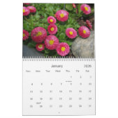 Calendrier Mural Fleurs (Jan 2026)