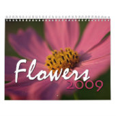 Calendrier Mural Fleurs 2009 (Protection)