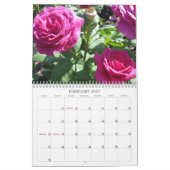 Calendrier Mural Fleurs 2012 (Feb 2027)