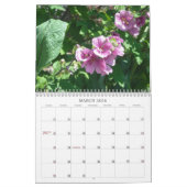 Calendrier Mural Fleurs 2012 (Mar 2026)