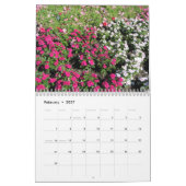 Calendrier Mural Fleurs 2014 (Feb 2027)