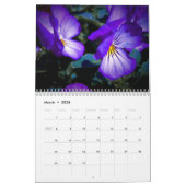 Calendrier Mural Fleurs en fleurs en 2014 (Mar 2026)