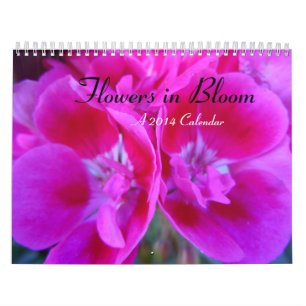 Calendrier Mural Fleurs en fleurs en 2014
