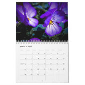 Calendrier Mural Fleurs en fleurs en 2014 (Mar 2027)