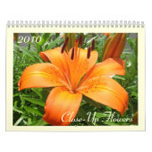 Calendrier Mural Fleurs en gros plan (Protection)