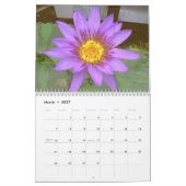 Calendrier Mural Fleurs en gros plan (Mar 2027)
