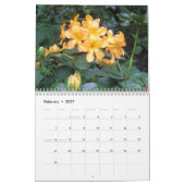 Calendrier Mural Fleurs en gros plan (Feb 2027)