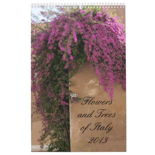 Calendrier Mural Fleurs et arbres d'Italie 2013 (Protection)