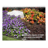 Calendrier Mural Fleurs Incroyables 2012 (Dos)