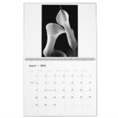 Calendrier Mural Fleurs noires et blanches 2011 (Mar 2026)