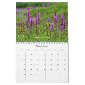 Calendrier Mural Fleurs sauvages de butte crêtée (Mar 2026)