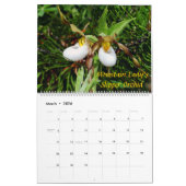 Calendrier Mural Fleurs sauvages de parc national de lacs Waterton (Mar 2026)