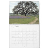 Calendrier Mural Fleurs sauvages du Texas (Mar 2027)