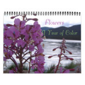 Calendrier Mural Fleurs, une année de couleur (Protection)