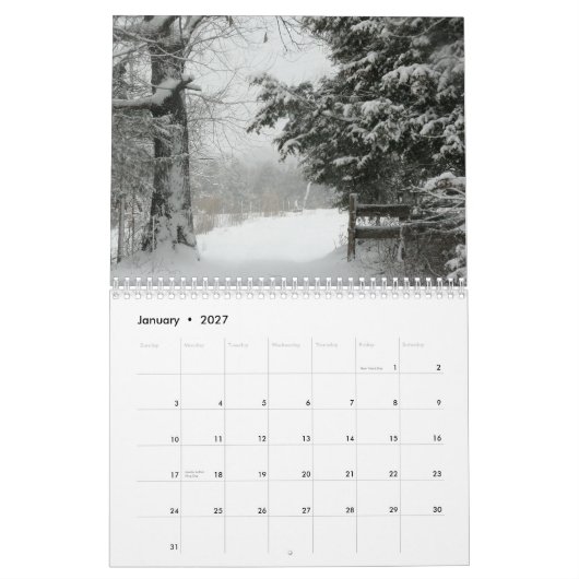 Calendrier Mural Flora et faune 2013 (Jan 2027)