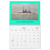 Calendrier Mural FLOTTE BLANCHE ussconnecticutspeed et GRANDE, Ca (Mar 2027)