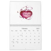 Calendrier Mural fou-tortue-bande-comique (Feb 2027)