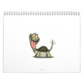 Calendrier Mural fou-tortue-bande-comique (Protection)