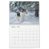 Calendrier mural Fox Terrier 2027 (Feb 2027)