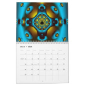 Calendrier Mural Fractales 2011 d'Anjo Lafin (Mar 2026)