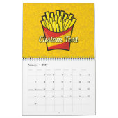 Calendrier Mural Fries françaises (Feb 2027)