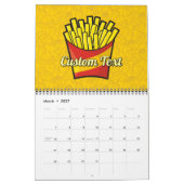Calendrier Mural Fries françaises (Mar 2027)