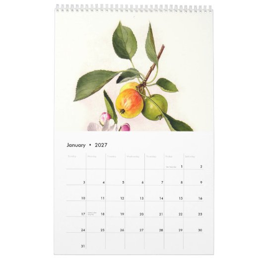 Calendrier Mural Fruit 2015 (Jan 2027)