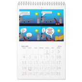 CALENDRIER MURAL GARDE FORESTIÈRE DE POWER POINT (Jan 2026)