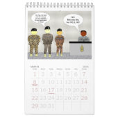 CALENDRIER MURAL GARDE FORESTIÈRE DE POWER POINT (Mar 2026)