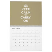 Calendrier Mural Gardez le calme et continuez (Mar 2027)