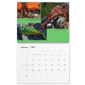 Calendrier Mural Gastank Graphics Motorcycle peinture art Immense (Feb 2027)