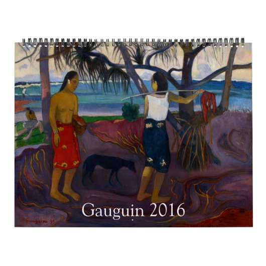 Calendrier Mural Gauguin 2016 énorme (Protection)