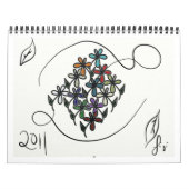 Calendrier Mural Gemmes de fleur (Protection)