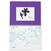 Calendrier Mural Gemmes de fleur (Feb 2027)