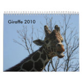 Calendrier Mural Girafe 2010 (Protection)