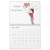 Calendrier Mural Girl's Fashion Calendar (Mar 2026)