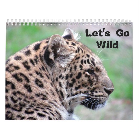 Calendrier Mural Go Wild II - Wild Animal Calendar Edition 2 (Protection)