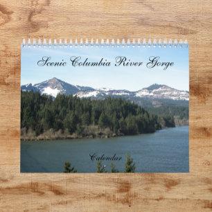 Calendrier Mural Gorge de la Columbia photographique panoramique