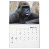 Calendrier mural Gorillas (Feb 2027)