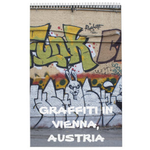 Calendrier Mural Graffitis À Vienne Autriche 2023