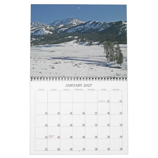 Calendrier Mural Grand pays 2011 de ciel (Jan 2027)