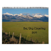 Calendrier Mural Grand pays 2011 de ciel (Protection)