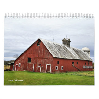 Calendrier Mural Granges au Vermont