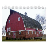Calendrier Mural Granges de l'Iowa du nord (Protection)