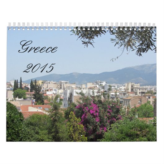 Calendrier Mural Grèce 2015 (Protection)