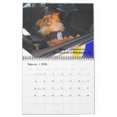 Calendrier Mural Griffe supérieure : Cannette de fil canine du (Feb 2026)